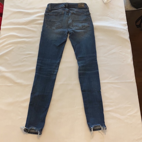 American Eagle Size 00 Super Stretch Jegging Jeans - Picture 2 of 8